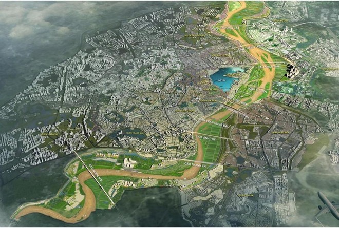 Thành phố Hà Nội quy hoạch 5 trục không gian phát triển đến 2045